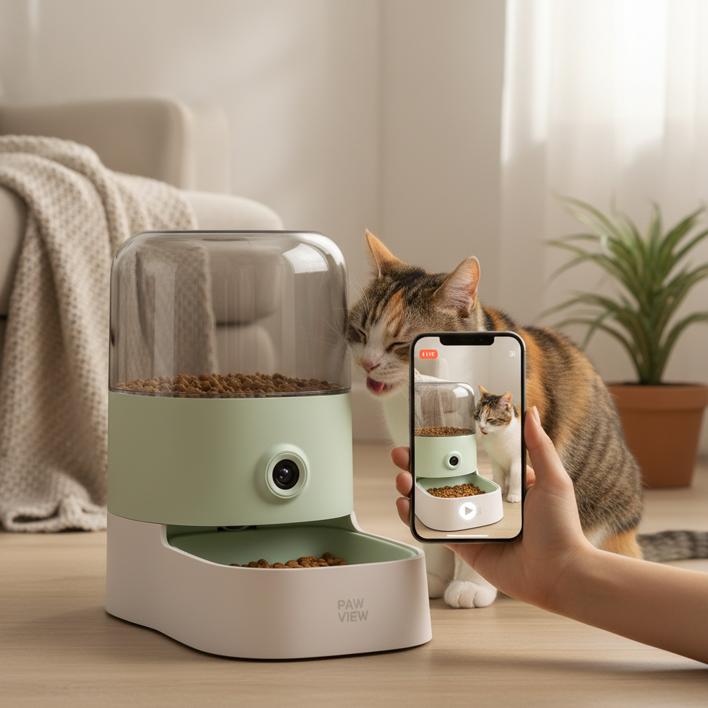 Automatic Cat Feeder with Timer & Portion Control